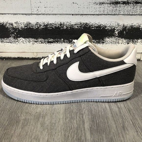 Nike Air Force 1 Low '07 Recycled Canvas Pack CN0866-002 Iron Gray 2020 Size 14 - Picture 1 of 9